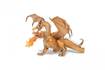 Poza cu PAPO FIGURINA DRAGON CU DOUA CAPETE AURIU