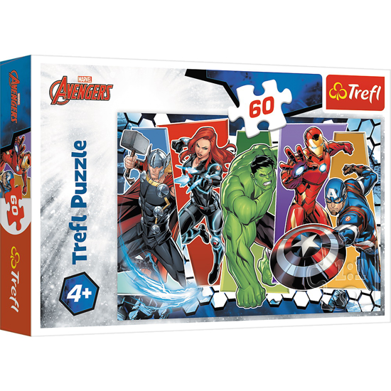 Poza cu PUZZLE TREFL AVENGERS 60 INVINCIBILII