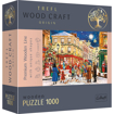 Poza cu PUZZLE TREFL DIN LEMN 1000 PIESE STRADA PREGATITA DE CRACIUN