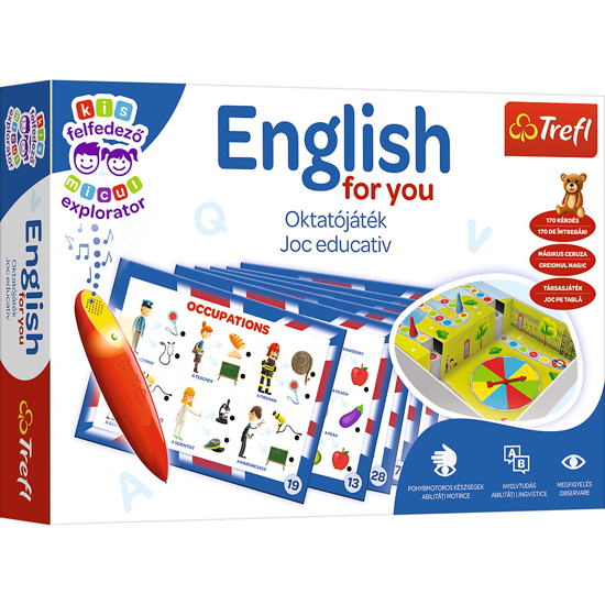 Poza cu JOC EDUCATIV ENGLEZA PENTRU TINE CU CREION MAGIC