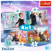 Poza cu PUZZLE TREFL 4IN1 FROZEN 2 UIMITOAREA LUME DISNEY
