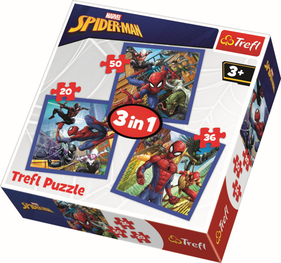 Poza cu PUZZLE TREFL 3IN1 FORTA PAIANJENULUI