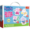 Poza cu PUZZLE BABY CLASIC SIMPATICA PEPPA PIG 18 PIESE