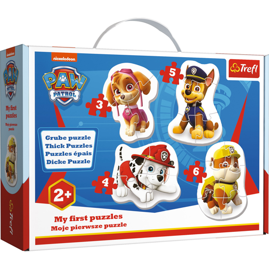 Poza cu PUZZLE BABY CLASIC SKYE MARSHALL CHASE SI RUBBLE 18 PIESE