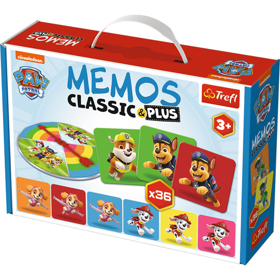Poza cu JOC MEMOS CLASSIC PLUS PATRULA CATELUSILOR