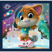 Poza cu PUZZLE TREFL 3IN1 44 CATS PISICILE DRAGALASE