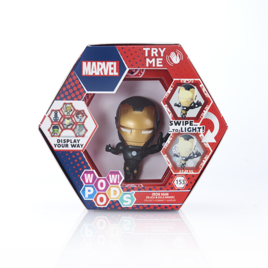 Poza cu WOW! PODS - MARVEL IRON MAN CU ARMURA NEGRU SI AURIU