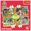 Poza cu PUZZLE TREFL 4IN1 COCOMELON PREZENTAREA FAMILIEI
