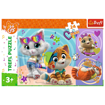Poza cu PUZZLE TREFL 24 MAXI 44 DE PISICI PISICILE FERICITE