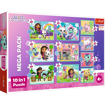Poza cu PUZZLE TREFL 10IN1 GABBYS DOLLHOUSE IN UNIVERSUL LUI GABBY