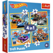 Poza cu PUZZLE TREFL 4IN1 HOT WHEELS VEHICULE