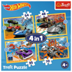 Poza cu PUZZLE TREFL 4IN1 HOT WHEELS VEHICULE