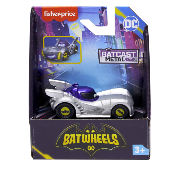 Poza cu FISHER PRICE BATWHEELS MASINUTA METALICA BATMOBILE BLINDAT 1:55