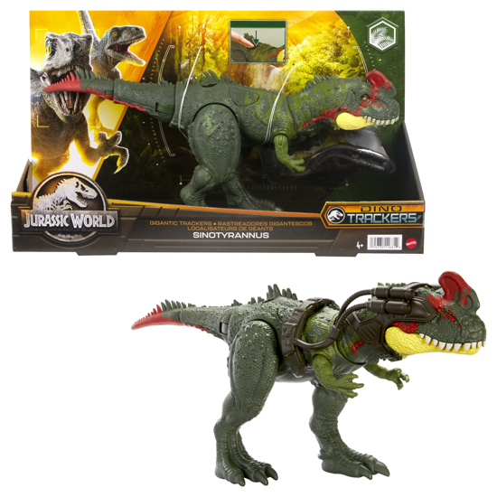 Poza cu JURASSIC WORLD GIGANTIC TRACKERS DINOZAUR SINOTYRANNUS