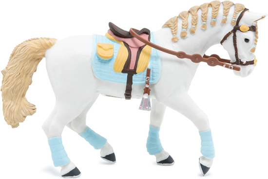 Poza cu PAPO FIGURINA CAL DE ECHITATIE BLEU