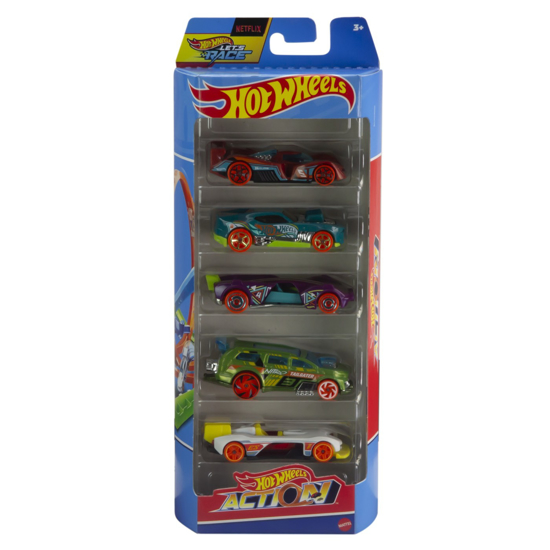 Poza cu SET 5 MASINI HOT WHEELS ACTION