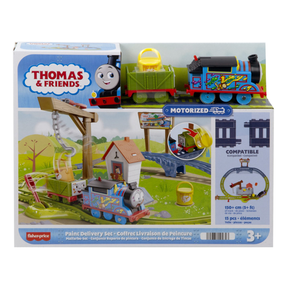 Poza cu THOMAS SET DE JOACA CU LOCOMOTIVA MOTORIZATA THOMAS LIVREAZA VOPSEAUA