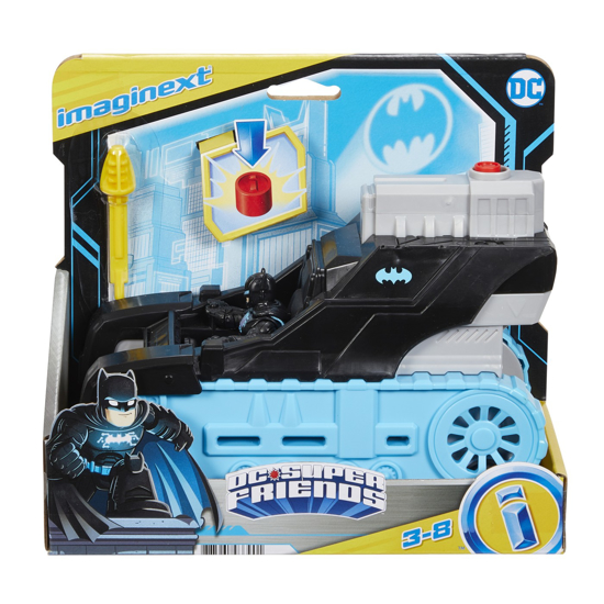 Poza cu FISHER PRICE IMAGINEXT DC SUPER FRIENDS VEHICUL CU FIGURINA BAT-TECH