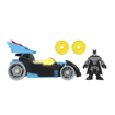 Poza cu FISHER PRICE IMAGINEXT DC SUPER FRIENDS VEHICUL CU FIGURINA BATMAN CU COSTUM GRI