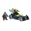 Poza cu FISHER PRICE IMAGINEXT DC SUPER FRIENDS VEHICUL CU FIGURINA BATMAN CU COSTUM GRI
