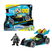 Poza cu FISHER PRICE IMAGINEXT DC SUPER FRIENDS VEHICUL CU FIGURINA BATMAN CU COSTUM GRI