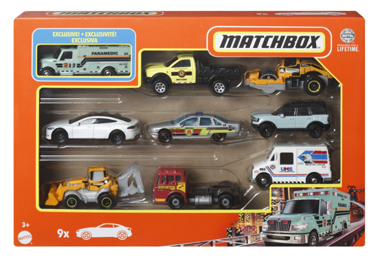Poza cu MATCHBOX SET 9 MASINUTE INTERNATIONAL AMBULANCE