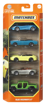 Poza cu MATCHBOX SET 5 MASINUTE METALICE MBX BLUE HIGHWAYS II SCARA 1:64