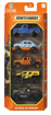 Poza cu MATCHBOX SET 5 MASINUTE METALICE MBX NO ROAD NO PROBLEM SCARA 1:64
