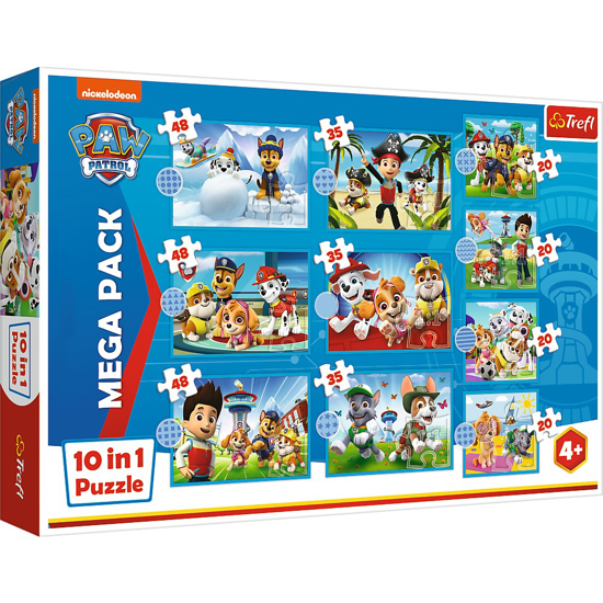 Poza cu PUZZLE TREFL 10IN1 PATRULA CATELUSILOR ECHIPA CATELUSILOR