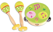 Poza cu BONTEMPI SET MARACAS SI TAMBURINA DE LEMN