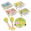 Poza cu BONTEMPI SET MARACAS SI TAMBURINA DE LEMN