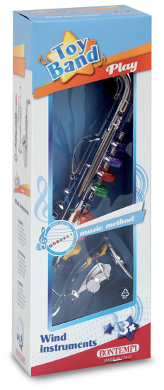Poza cu BONTEMPI SAXOFON CU 8 NOTE COLORATE