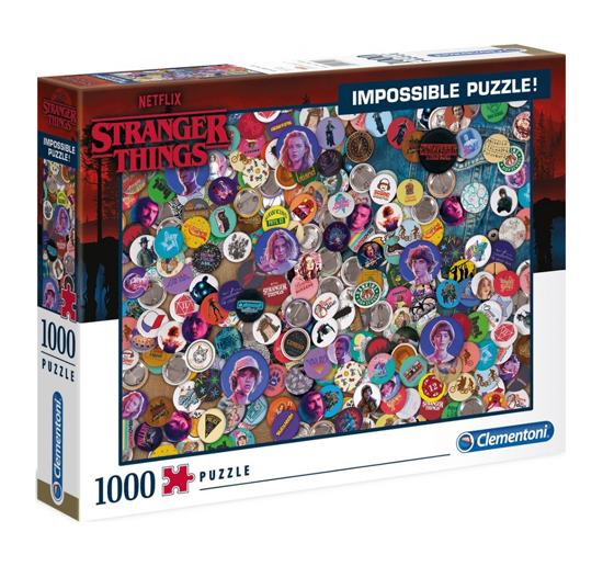 Poza cu PUZZLE IMPOSSIBLE STRANGER THINGS 1000 DE PIESE CLEMENTONI