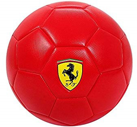 Poza cu MINGE DE FOTBAL FERRARI ROSIE MARIMEA 5 EDITIE LIMITATA