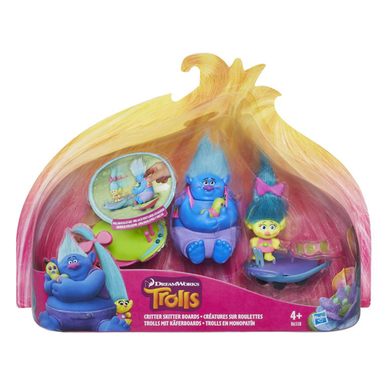 Poza cu PACHET FIGURINE TROLLS PE SKATE