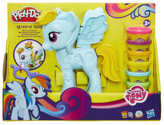 Poza cu SET SALONUL LUI RAINBOW DASH PLAY DOH