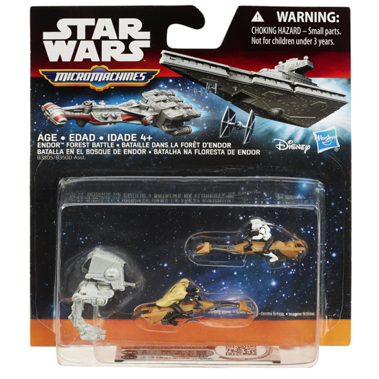 Poza cu SET 3 FIGURINE MICROMACHINES EPISODUL VII FOREST BATTLE