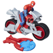 Poza cu MOTOCICLETA LUI SPIDERMAN CU FIGURINA SI LANSATOR