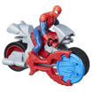 Poza cu MOTOCICLETA LUI SPIDERMAN CU FIGURINA SI LANSATOR
