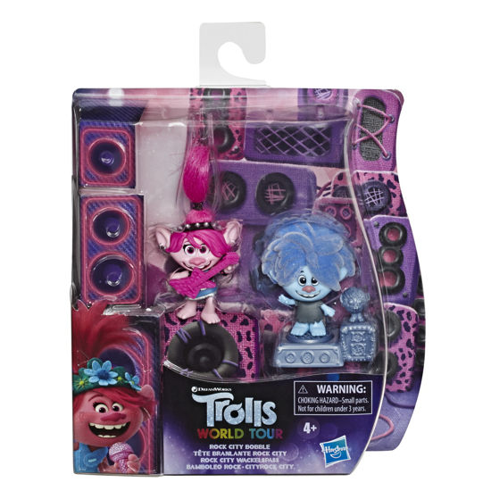 Poza cu TROLLS SET 2 FIGURINE ROCK CITY BOBBLE