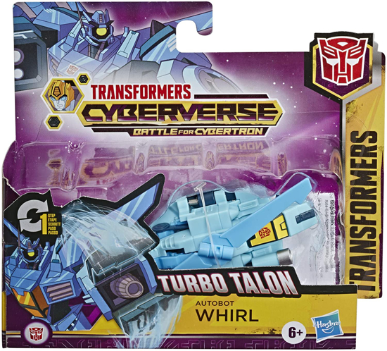 Poza cu TRANSFORMERS ROBOT VEHICUL CYBERVERSE 1 STEP AUTOBOT WHIRL