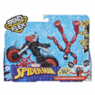 Poza cu SPIDERMAN FIGURINA FLEXIBILA CU MOTOCICLETA
