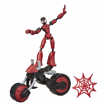 Poza cu SPIDERMAN FIGURINA FLEXIBILA CU MOTOCICLETA