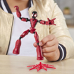 Poza cu SPIDERMAN FIGURINA FLEXIBILA CU MOTOCICLETA