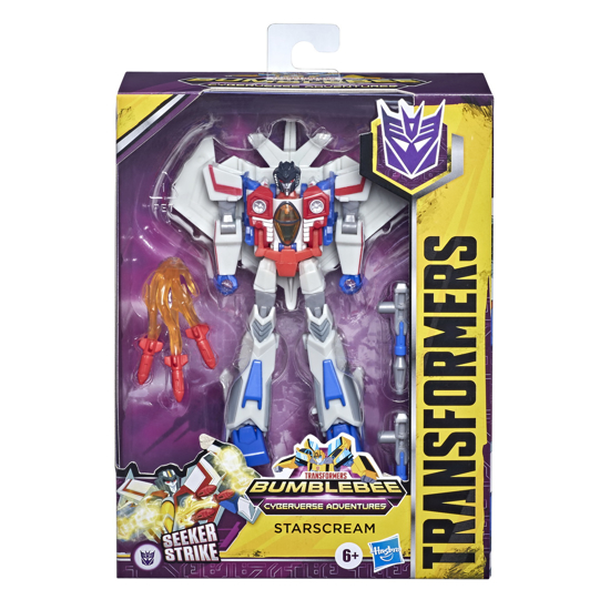 Poza cu TRANSFORMERS ROBOT VEHICUL CYBERVERSE DELUXE STARSCREAM