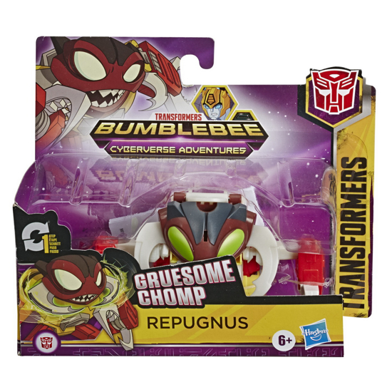 Poza cu TRANSFORMERS ROBOT VEHICUL CYBERVERSE 1 STEP DECEPTICON REPUGNUS