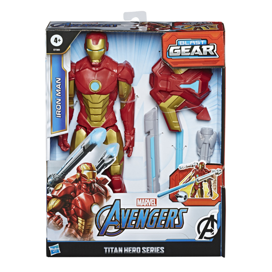 Poza cu AVENGERS FIGURINA TITAN HERO BLAST GEAR: IRON MAN 30CM