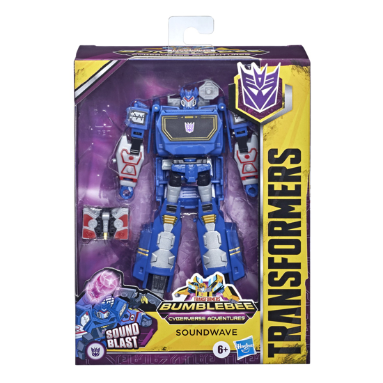 Poza cu TRANSFORMERS ROBOT VEHICUL CYBERVERSE DELUXE SOUNDWAVE