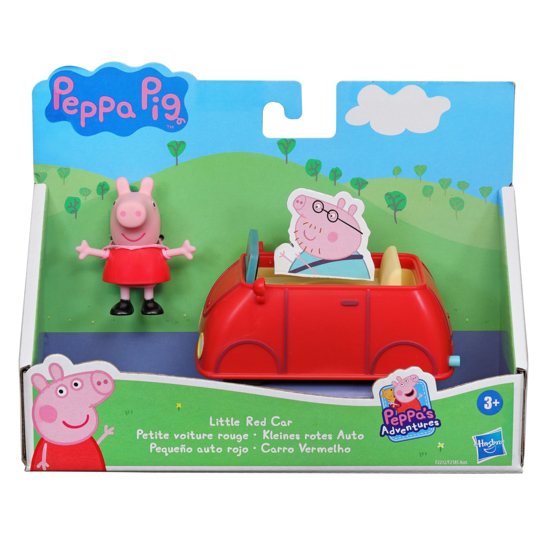 Poza cu PEPPA PIG VEHICUL CU FIGURINA MICUTA MASINA ROSIE