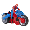 Poza cu SPIDERMAN SET FIGURINA SI VEHICUL WEB BLAST CYCLE
